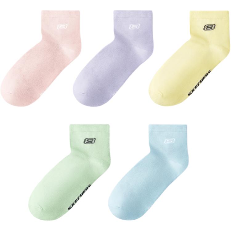 Женские носки щиколотки 5 пар Skechers, 5 pack (темно-красныйdish фиолетовый+bud желтый зеленый+baby синий+белый skin розовый+custard)
Женские носки щиколотки 5 пар Skechers, 5 pack (темно-красныйdish фиолетовый+bud желтый зеленый+baby синий+белый skin розовый+custard)