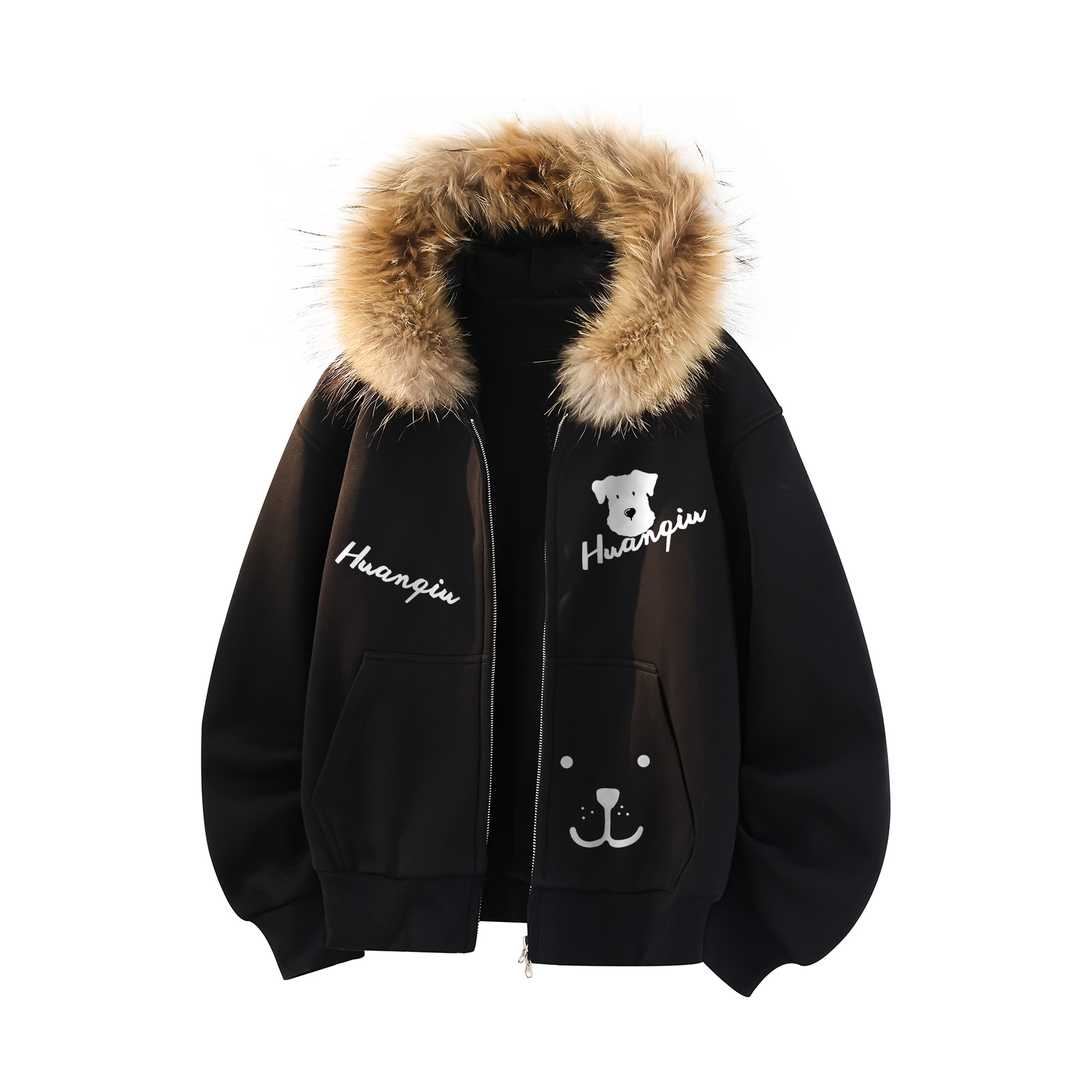 Толстовка Unisex Hooded Moderate Cardigan HUANQIU, черный (heavyweight upgraded)
Толстовка Unisex Hooded Moderate Cardigan HUANQIU, черный (heavyweight upgraded)