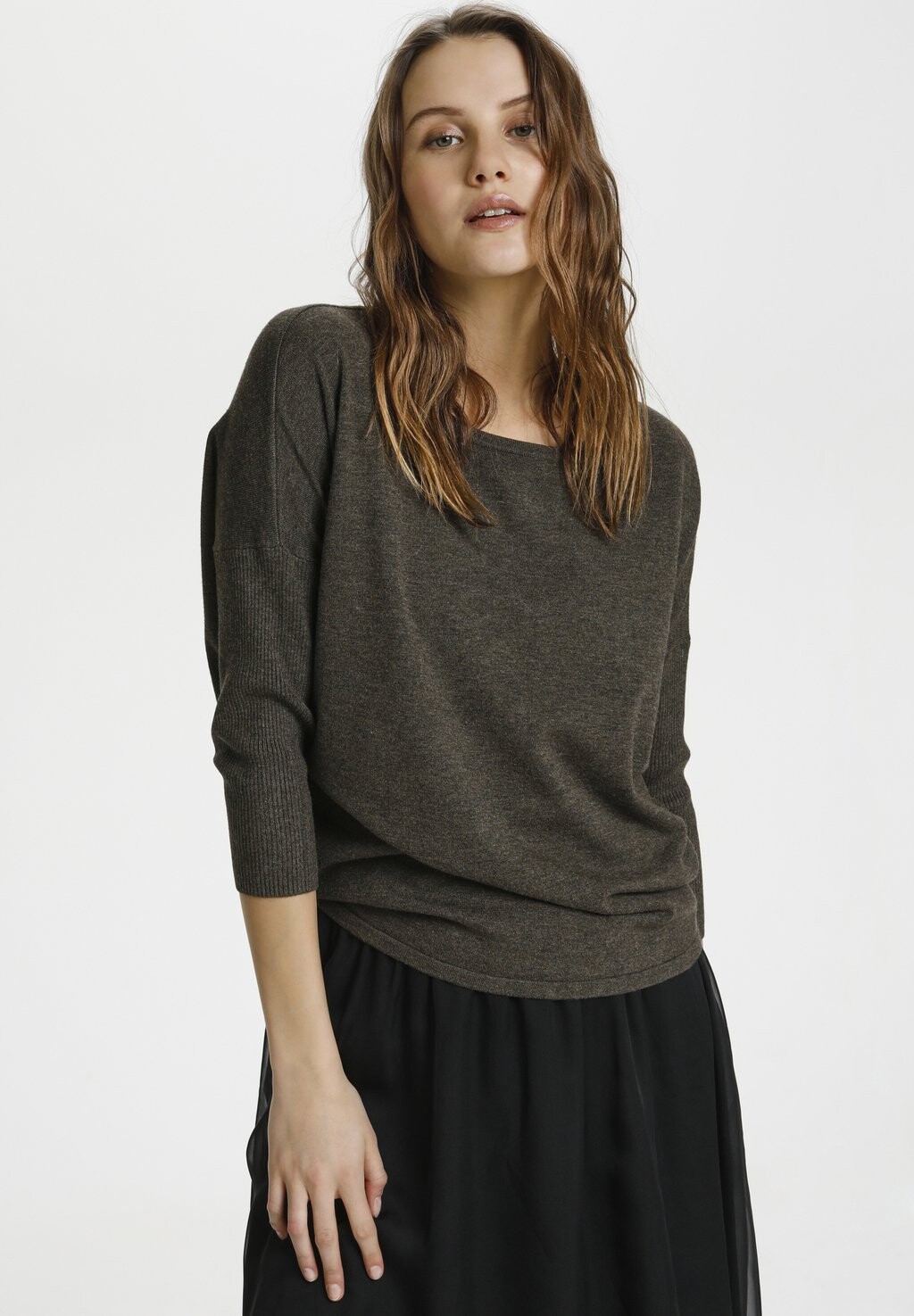 Свитшот Saint Tropez МИЛА, цвет major brown melange 
Свитшот Saint Tropez МИЛА, цвет major brown melange