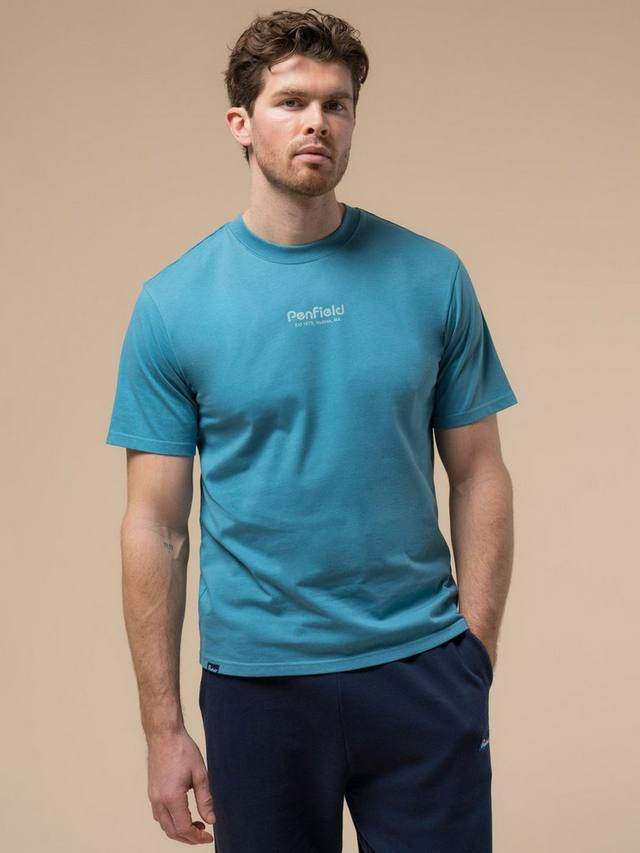 Футболка из хлопка с круговым пейзажным принтом Pocket Penfield, Niagara
Футболка из хлопка с круговым пейзажным принтом Pocket Penfield, Niagara