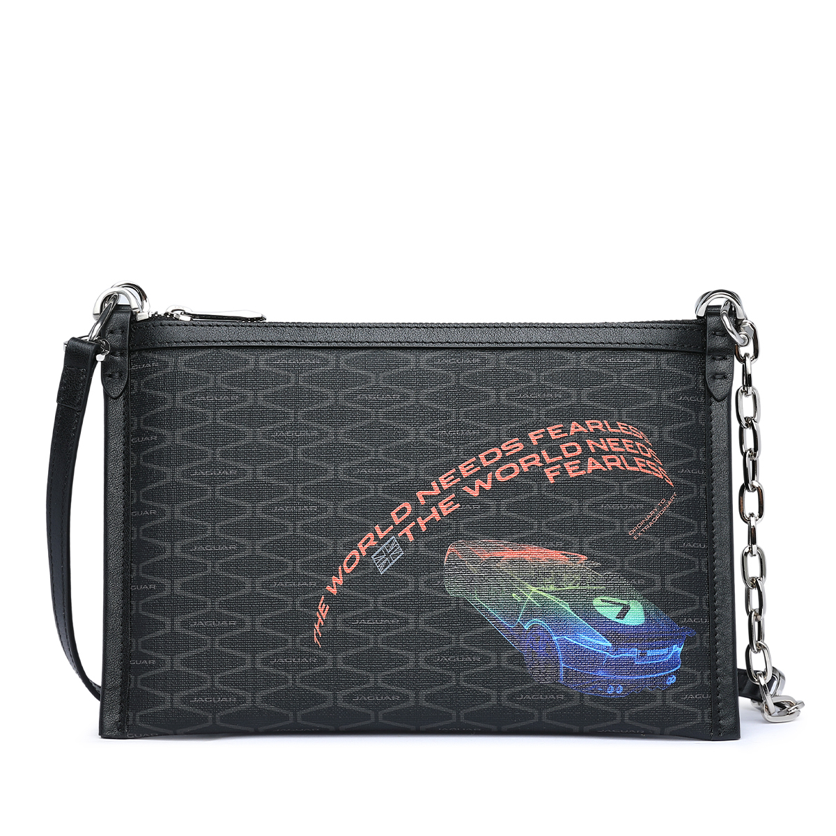 JAGUAR Мужская черная сумка через плечо из искусственной кожи с элементами натуральной, Black
JAGUAR Мужская черная сумка через плечо из искусственной кожи с элементами натуральной, Black
