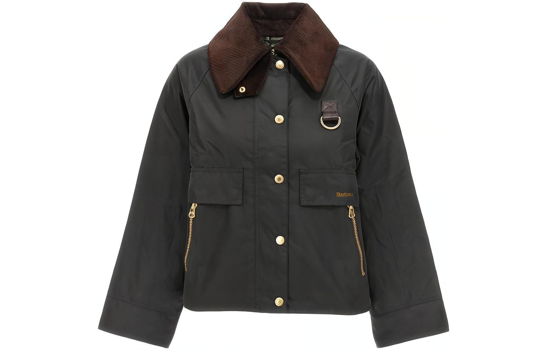 Куртка с длинными рукавами и вышитым логотипом Barbour, зеленый
Куртка с длинными рукавами и вышитым логотипом Barbour, зеленый