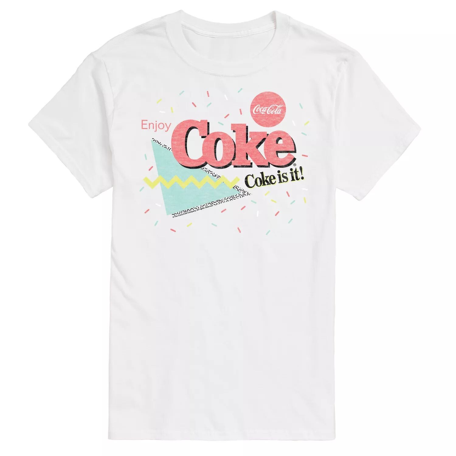 Мужская футболка с логотипом CocaCola 90-х годов Coke Is It Licensed Character
Мужская футболка с логотипом CocaCola 90-х годов Coke Is It Licensed Character
