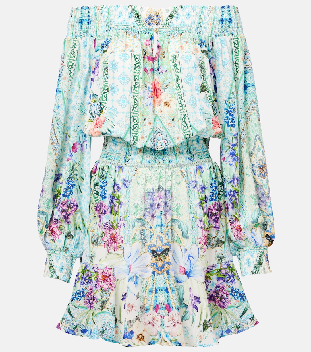 Шелковое мини-платье с кристаллами Camilla, Sunrise In Sintra
Шелковое мини-платье с кристаллами Camilla, Sunrise In Sintra