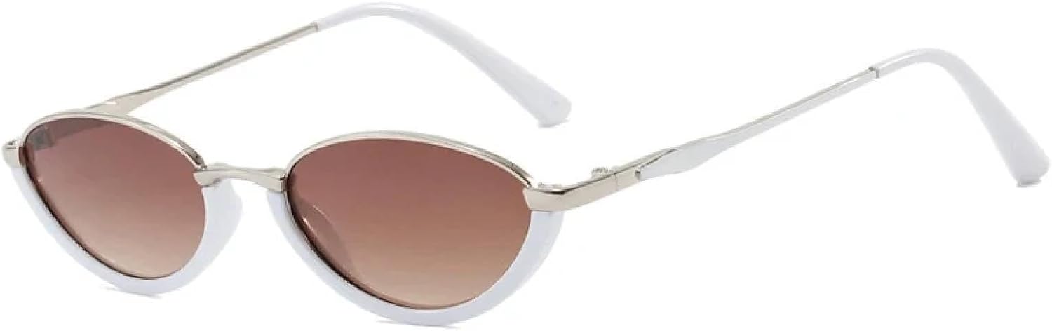 Модные роскошные солнцезащитные очки «кошачий глаз» маленького размера для женщин и мужчин, в металлической оправе, в стиле ретро, для вождения и путешествий, с защитой от УФ-излучения UV400 TKKTLLT, White Gradient Tea
Модные роскошные солнцезащитные очки «кошачий глаз» маленького размера для женщин и мужчин, в металлической оправе, в стиле ретро, для вождения и путешествий, с защитой от УФ-излучения UV400 TKKTLLT, White Gradient Tea