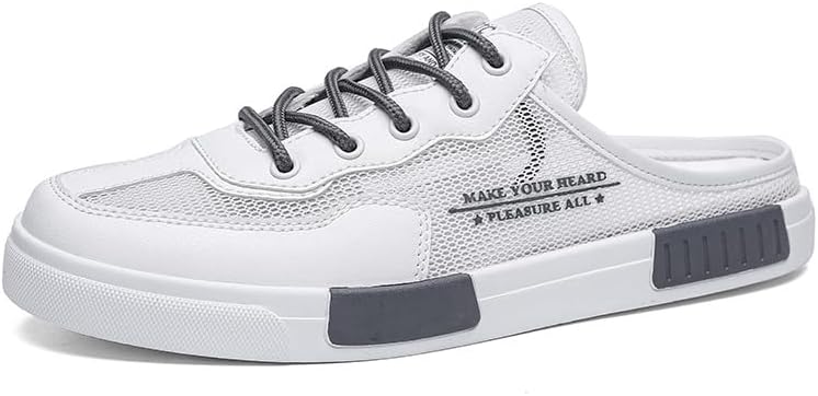 Мужские теннисные туфли без задника, широкие кроссовки-мюли - легкие дышащие сетчатые слипоны, повседневные шлепанцы на платформе, на шнуровке, для прогулок, бега, путешествий и вождения Hhhchpm, Ash
Мужские теннисные туфли без задника, широкие кроссовки-мюли - легкие дышащие сетчатые слипоны, повседневные шлепанцы на платформе, на шнуровке, для прогулок, бега, путешествий и вождения Hhhchpm, Ash