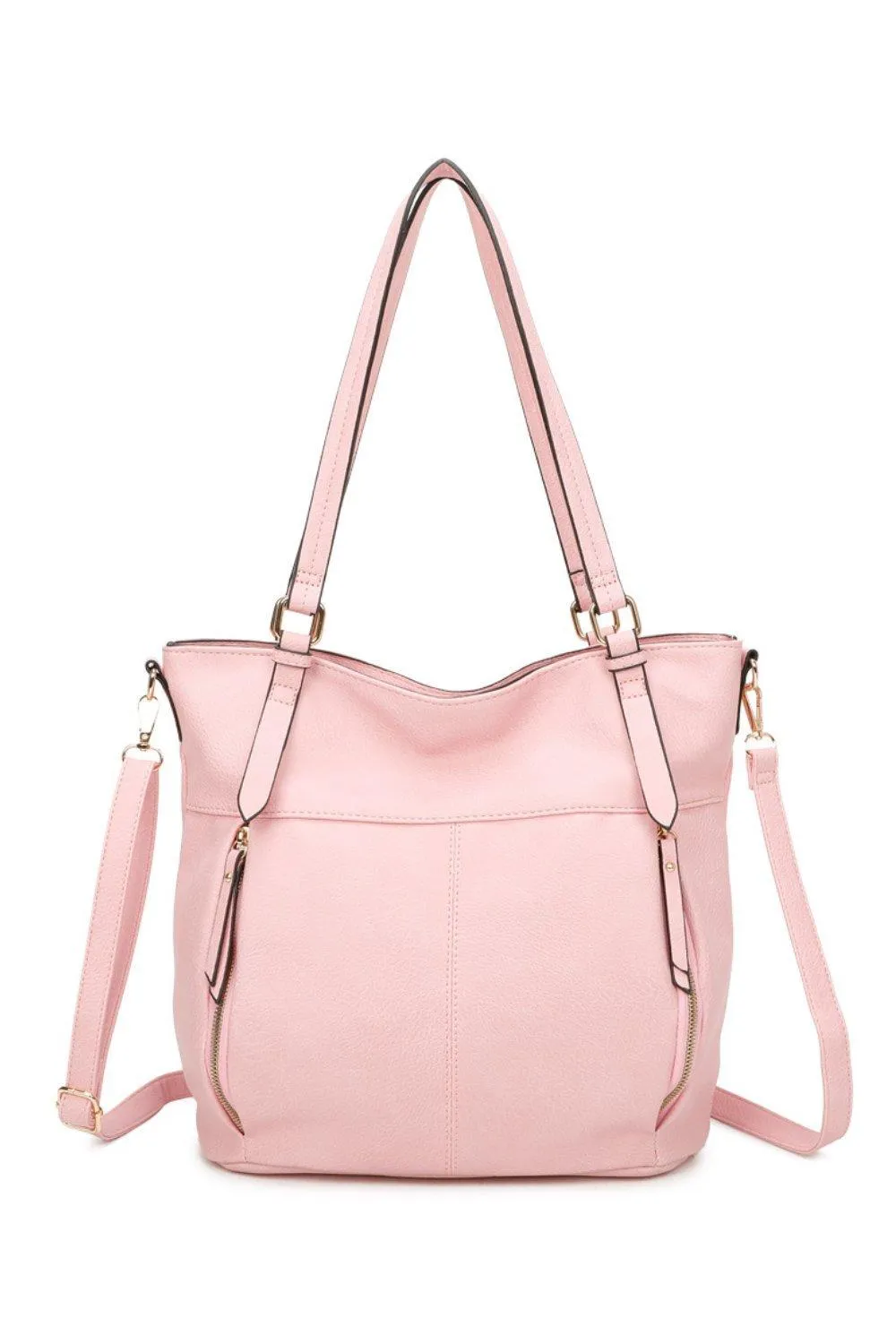 Сумка-тоут Reese из искусственной кожи с четырьмя молниями Fontanella Fashion, розовый
Сумка-тоут Reese из искусственной кожи с четырьмя молниями Fontanella Fashion, розовый