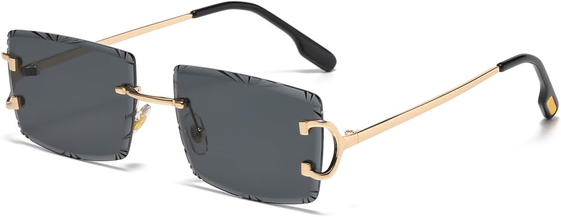 Солнцезащитные очки без оправы, прямоугольной формы, для женщин и мужчин, с защитой от УФ-излучения UV400, без оправы, с квадратными линзами, модные очки LIGOES, Gold With Black
Солнцезащитные очки без оправы, прямоугольной формы, для женщин и мужчин, с защитой от УФ-излучения UV400, без оправы, с квадратными линзами, модные очки LIGOES, Gold With Black