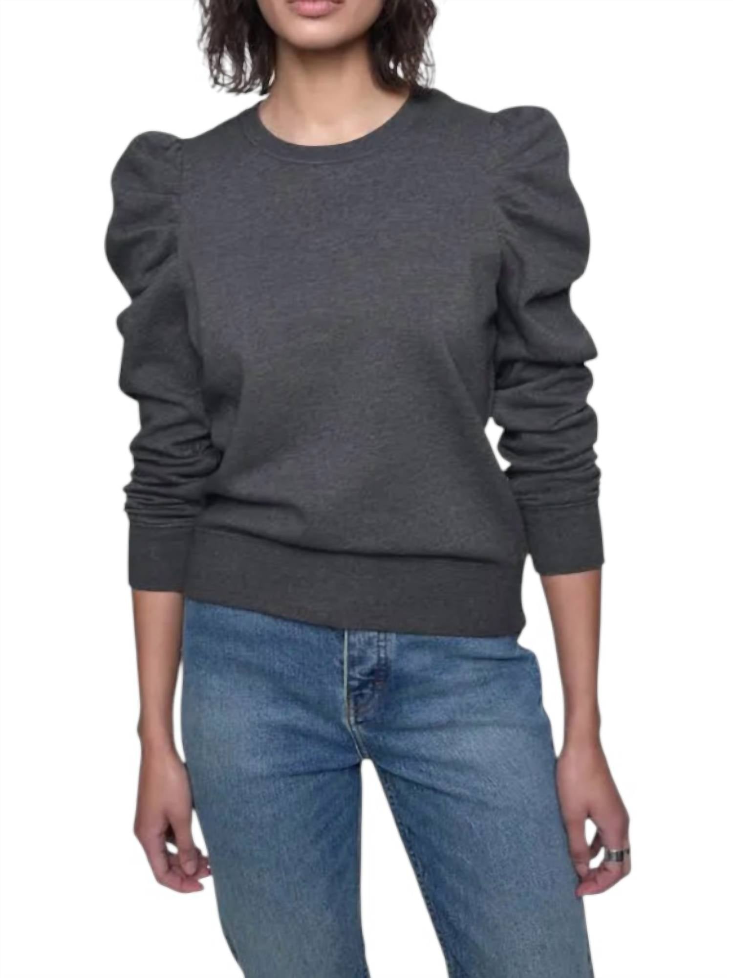 Rebecca Minkoff Толстовка Janine с оборками на рукавах, цвет серый
Rebecca Minkoff Толстовка Janine с оборками на рукавах, цвет серый