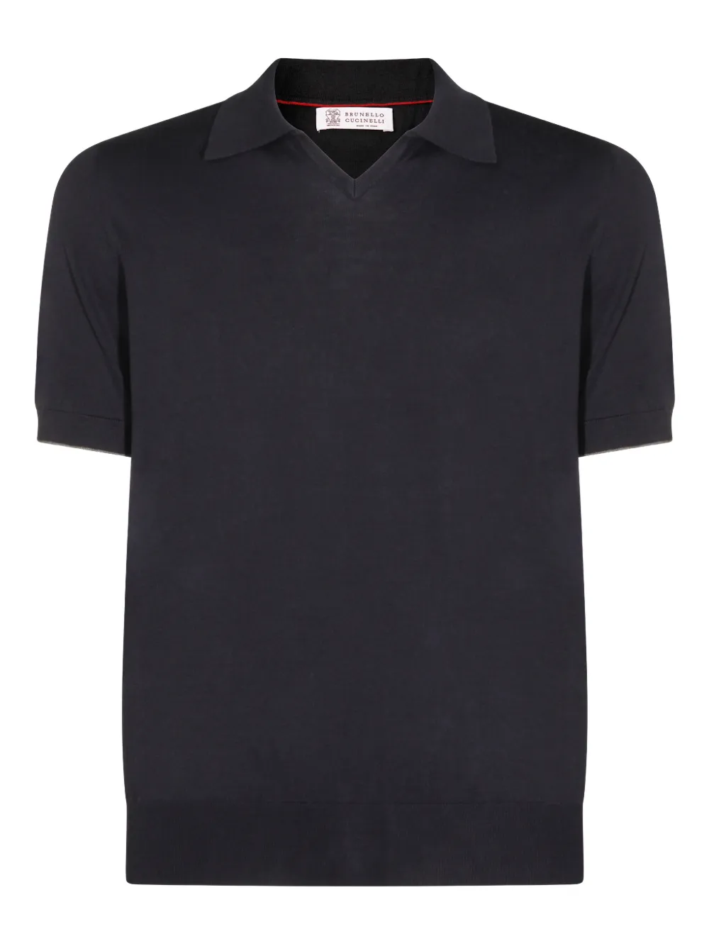 Топ с V-образным вырезом и короткими рукавами Brunello Cucinelli, синий
Топ с V-образным вырезом и короткими рукавами Brunello Cucinelli, синий