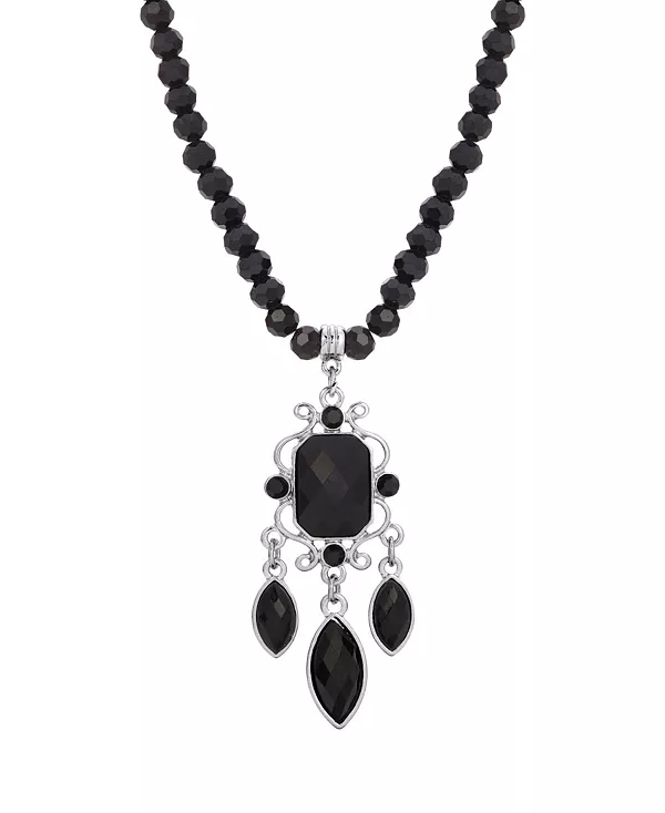 Ожерелье-Капелька 2028, black
Ожерелье-Капелька 2028, black