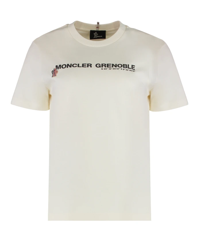 Футболка с круглым вырезом Moncler, белый
Футболка с круглым вырезом Moncler, белый