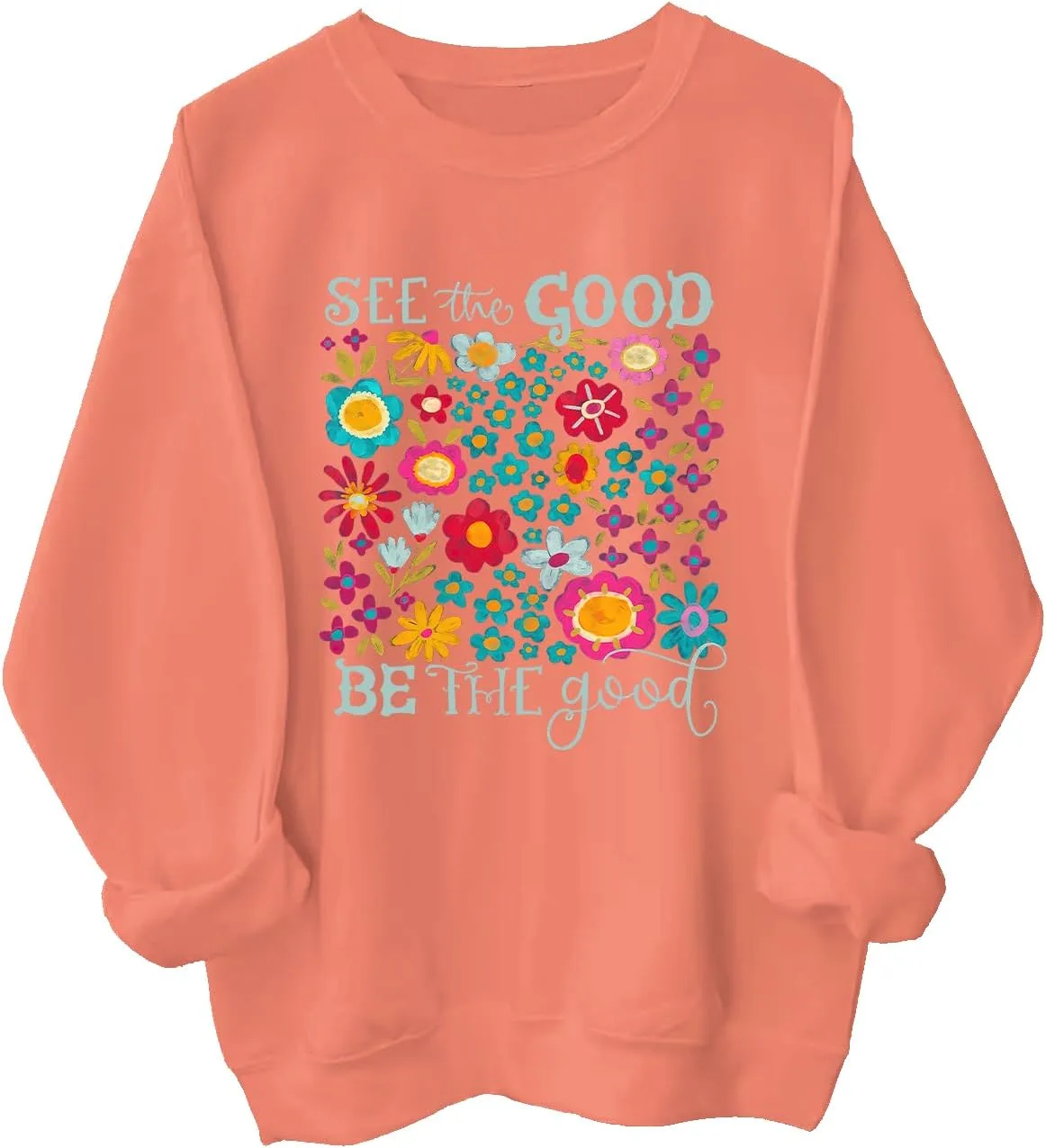 Толстовка с вдохновляющей надписью See The Good Be The Good ClothKey
Толстовка с вдохновляющей надписью See The Good Be The Good ClothKey