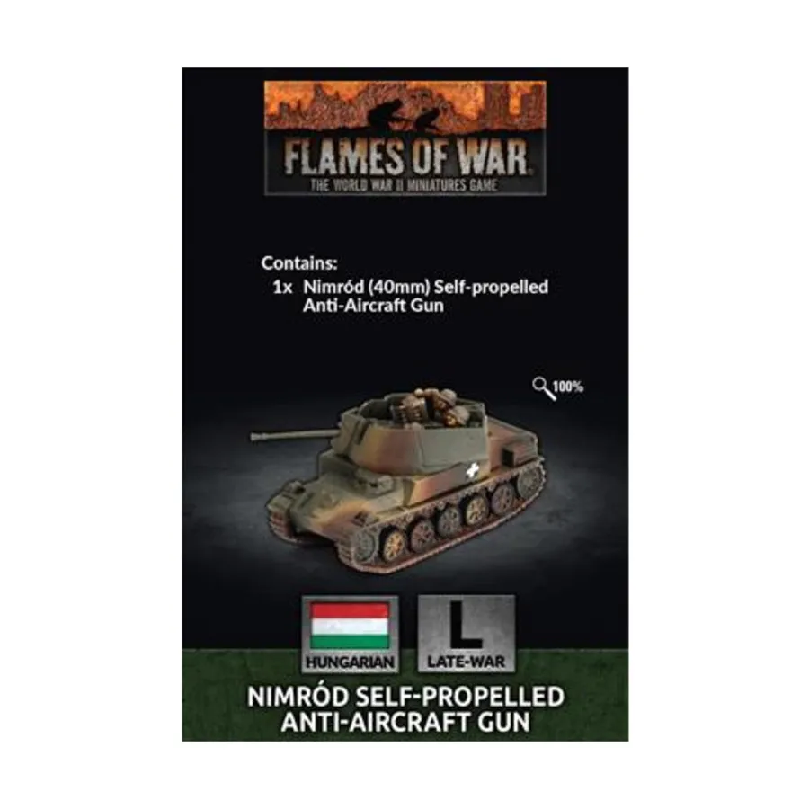 Зенитная самоходная артиллерийская установка «Нимрод», Flames of War - WWII - Hungarian - Tanks 
Зенитная самоходная артиллерийская установка «Нимрод», Flames of War - WWII - Hungarian - Tanks