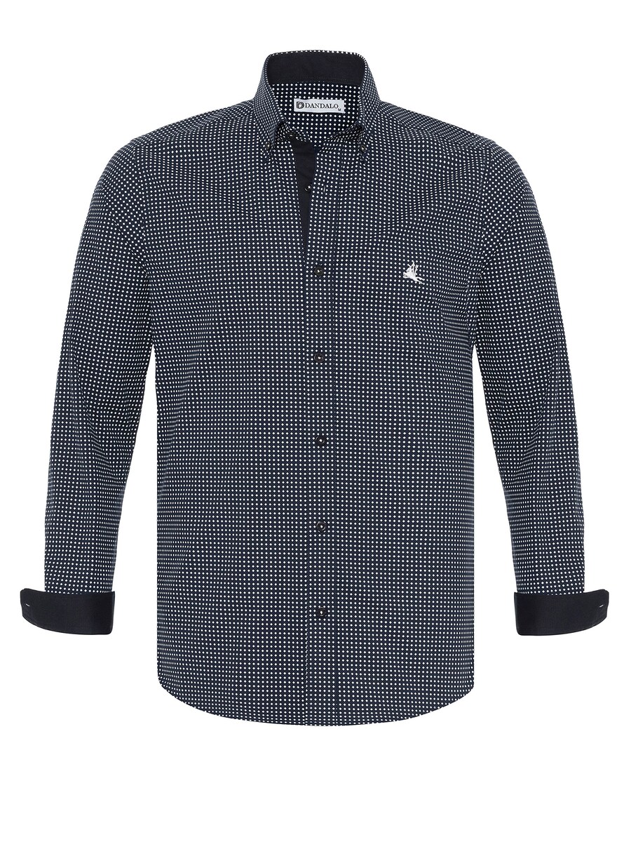 Рубашка обычного кроя на пуговицах Dandalo Cristophe, темно-синий
Рубашка обычного кроя на пуговицах Dandalo Cristophe, темно-синий