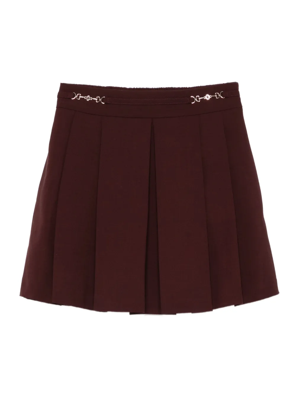 Мини-юбка с металлическими деталями в складку Maje, красный
Мини-юбка с металлическими деталями в складку Maje, красный