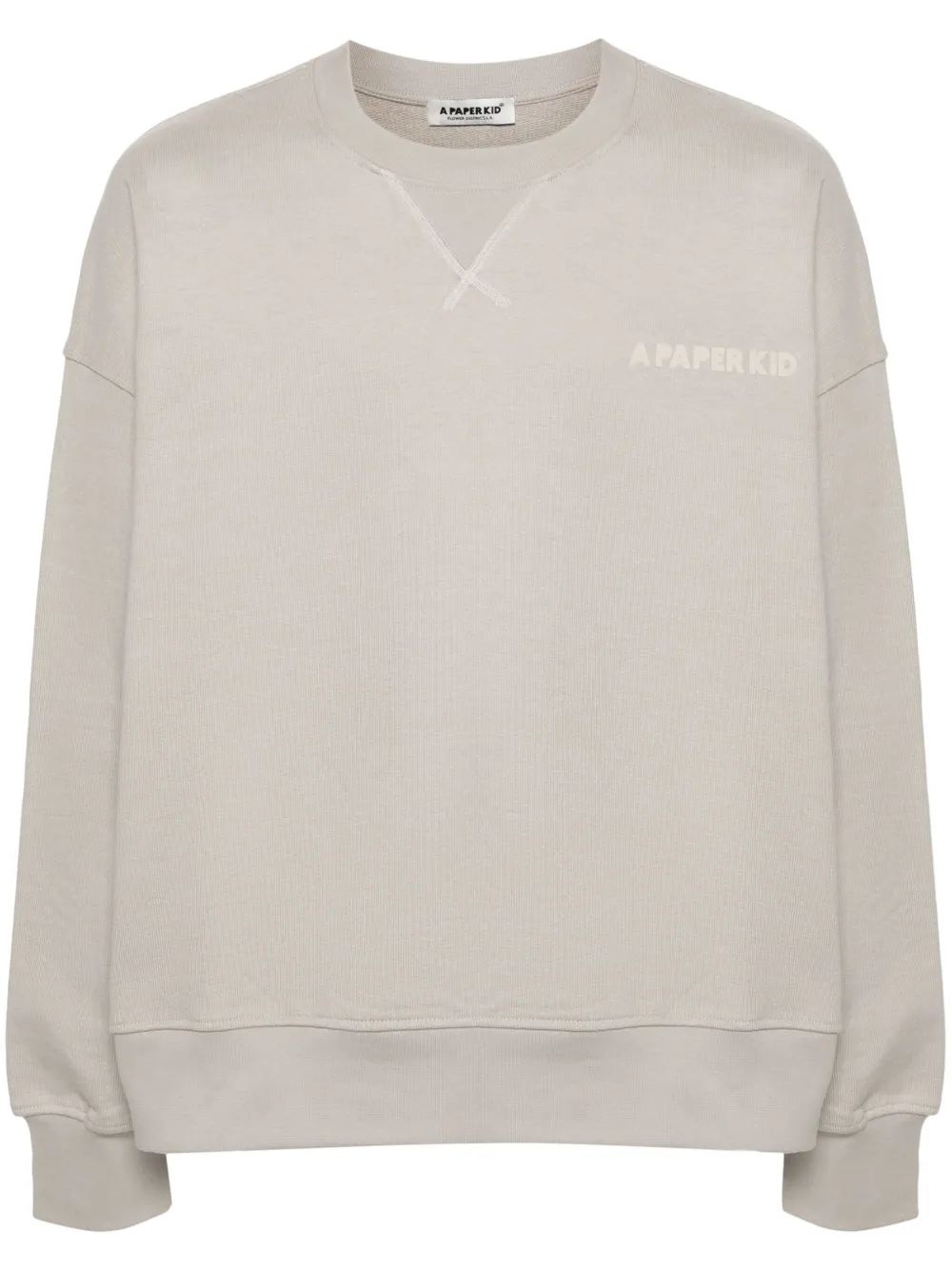 Толстовка из джерси с логотипом A PAPER KID, серый
Толстовка из джерси с логотипом A PAPER KID, серый
