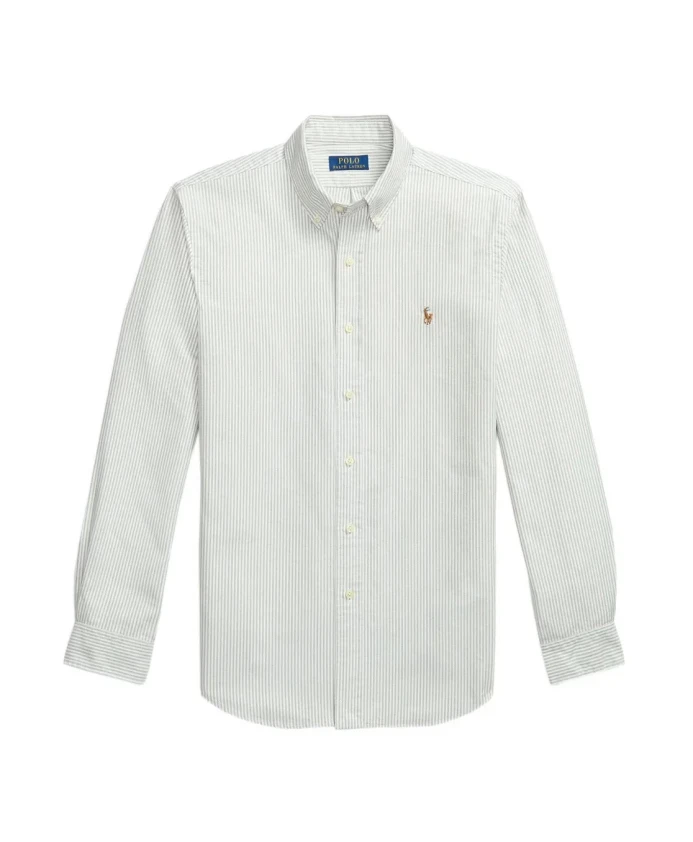 Полосатая рубашка Polo Ralph Lauren, зеленый
Полосатая рубашка Polo Ralph Lauren, зеленый