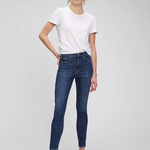 Джинсы-Стрейч с высокой талией обтягивающие Gap, синий
Джинсы-Стрейч с высокой талией обтягивающие Gap, синий