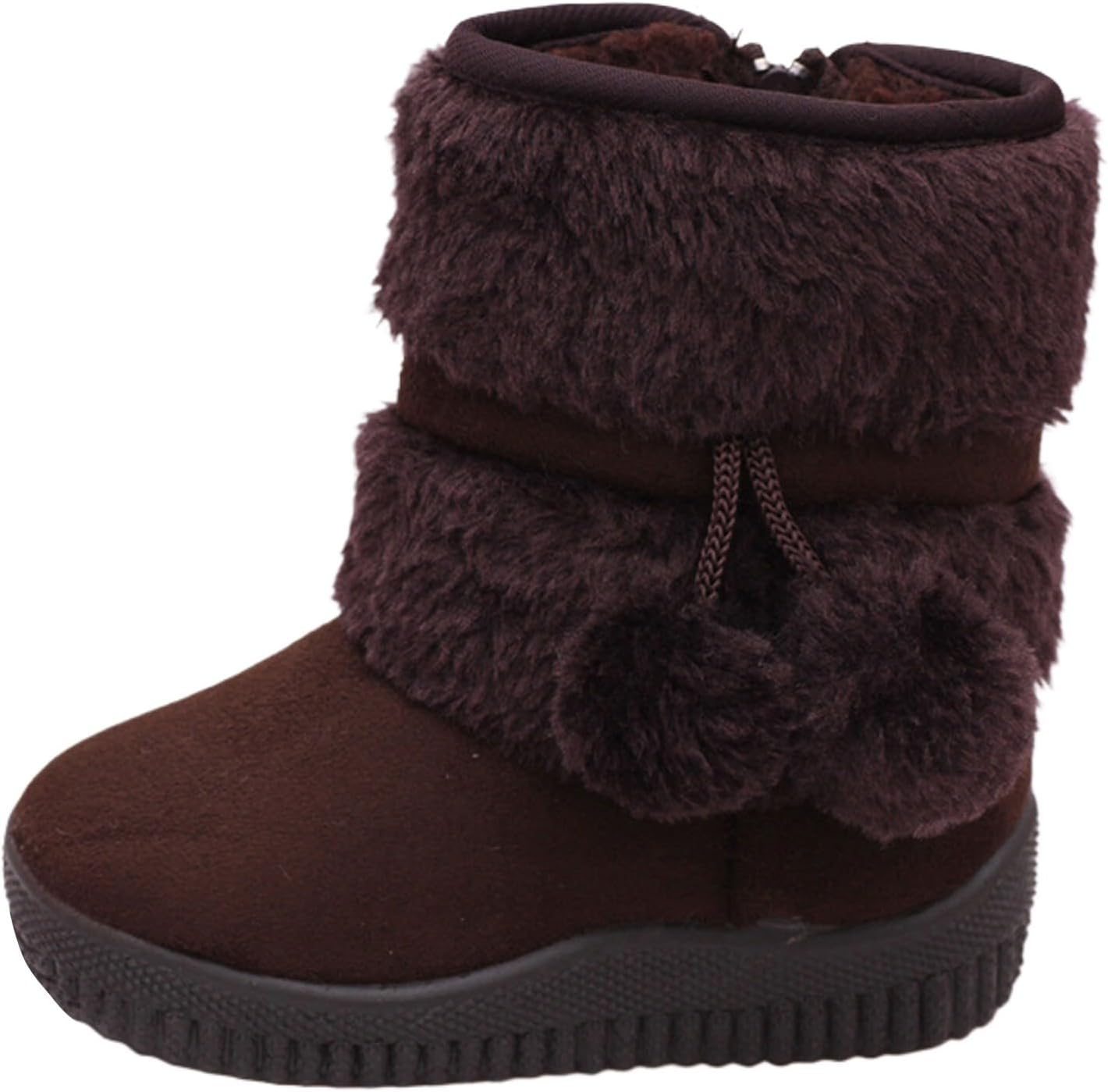 Детские зимние сапоги для девочек с искусственным мехом, противоскользящие зимние ботинки для улицы, комфортные плюшевые ботильоны, теплые сапожки с пушистым помпоном Generic, A02 Coffee
Детские зимние сапоги для девочек с искусственным мехом, противоскользящие зимние ботинки для улицы, комфортные плюшевые ботильоны, теплые сапожки с пушистым помпоном Generic, A02 Coffee