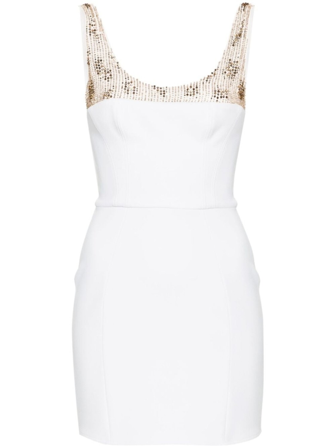 Платье мини с бисером Elisabetta Franchi, белый
Платье мини с бисером Elisabetta Franchi, белый