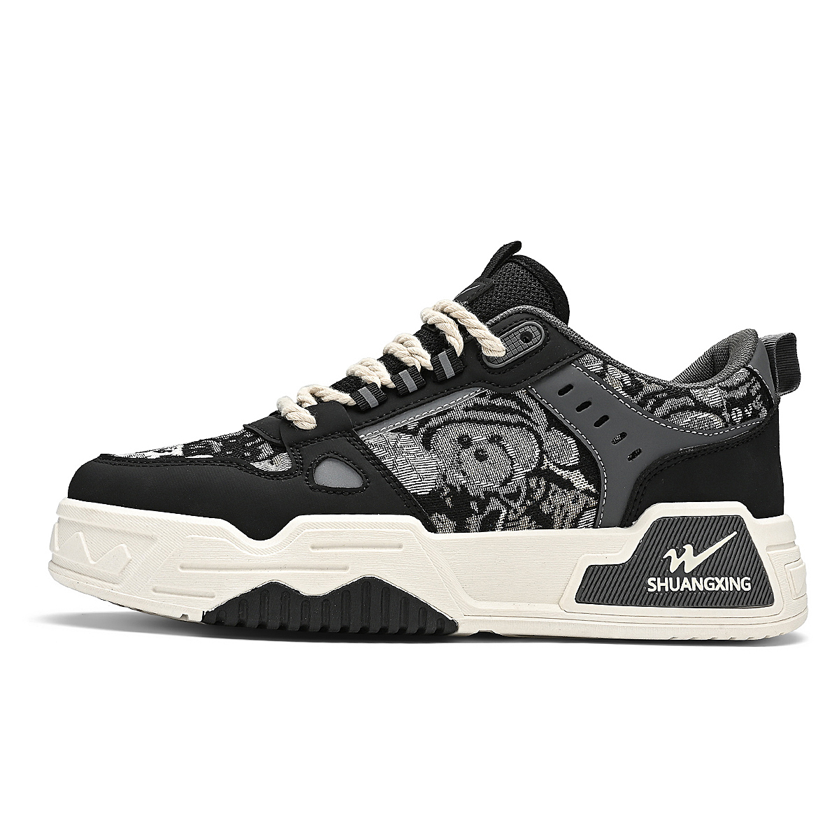 Антискользящие износостойкие легкие дышащие увеличивающие рост низкие скейтбордские кроссовки мужские черно-серые Binary
Антискользящие износостойкие легкие дышащие увеличивающие рост низкие скейтбордские кроссовки мужские черно-серые Binary