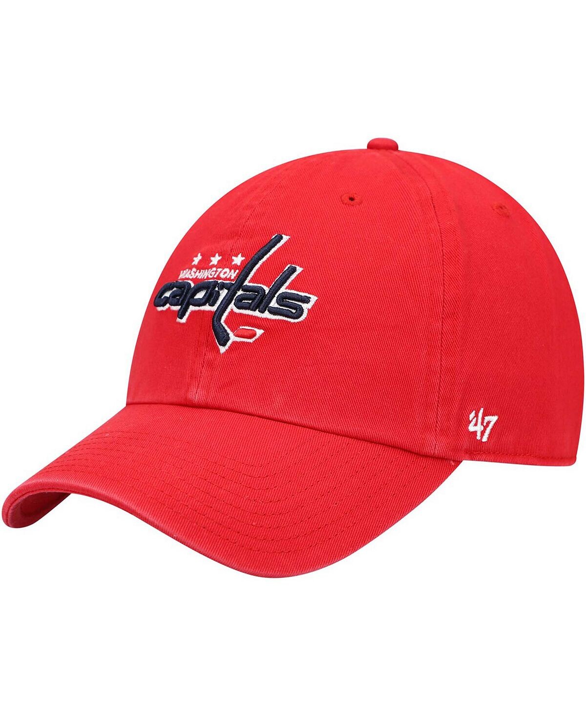 Мужская красная регулируемая кепка Washington Capitals Team Clean Up '47 Brand 
Мужская красная регулируемая кепка Washington Capitals Team Clean Up '47 Brand