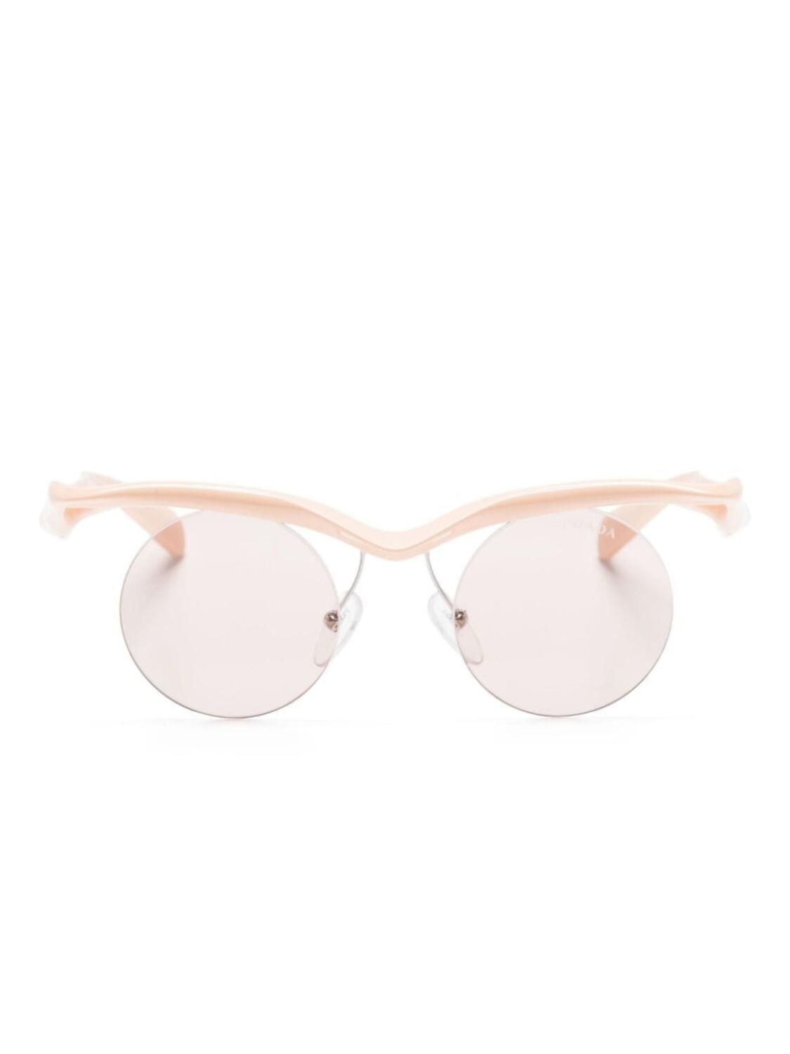 Prada Eyewear солнцезащитные очки Runway в полуободковой оправе, нейтральный цвет
Prada Eyewear солнцезащитные очки Runway в полуободковой оправе, нейтральный цвет