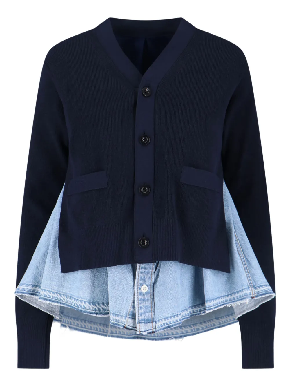 Кардиган из денима с пуговицами SACAI, синий
Кардиган из денима с пуговицами SACAI, синий
