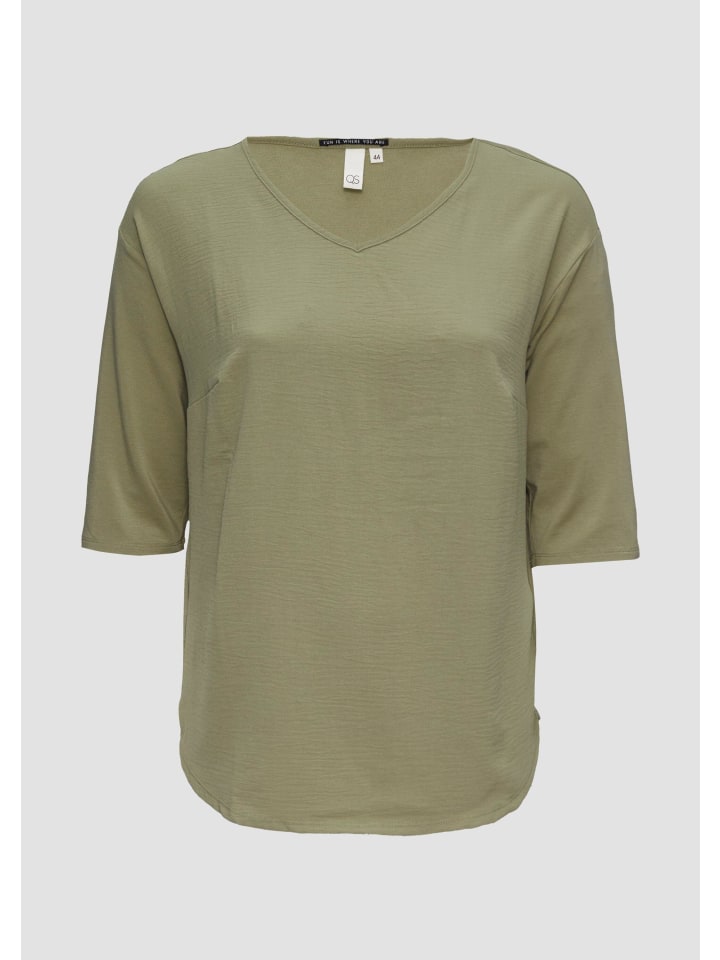 Футболка цвета 7282_оливково-зеленый QS
Футболка цвета 7282_оливково-зеленый QS