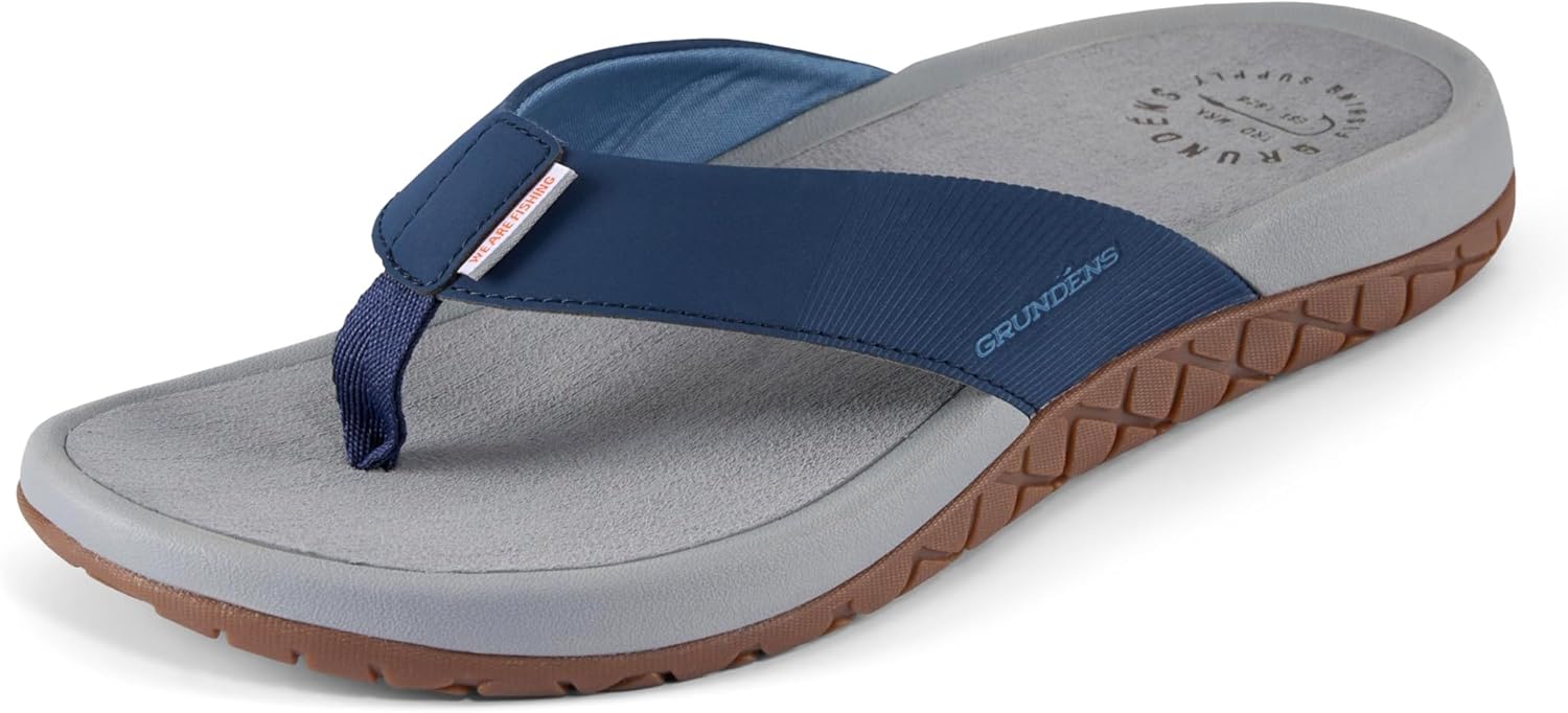 Мужские сандалии Grundens FishFinder, Быстросохнущие, удобные и мужские шлепанцы с улучшенным сцеплением и полной поддержкой свода стопы для рыбалки и активного отдыха на природе, синий
Мужские сандалии Grundens FishFinder, Быстросохнущие, удобные и мужские шлепанцы с улучшенным сцеплением и полной поддержкой свода стопы для рыбалки и активного отдыха на природе, синий