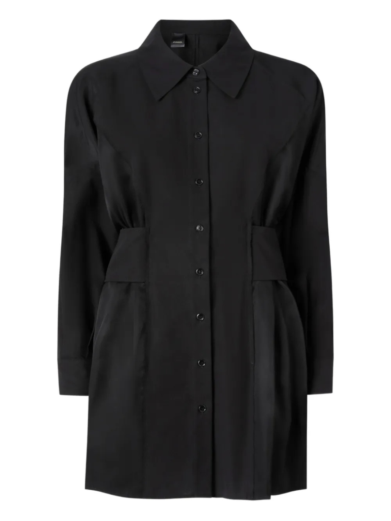 Платье-рубашка из хлопка PINKO, черный
Платье-рубашка из хлопка PINKO, черный
