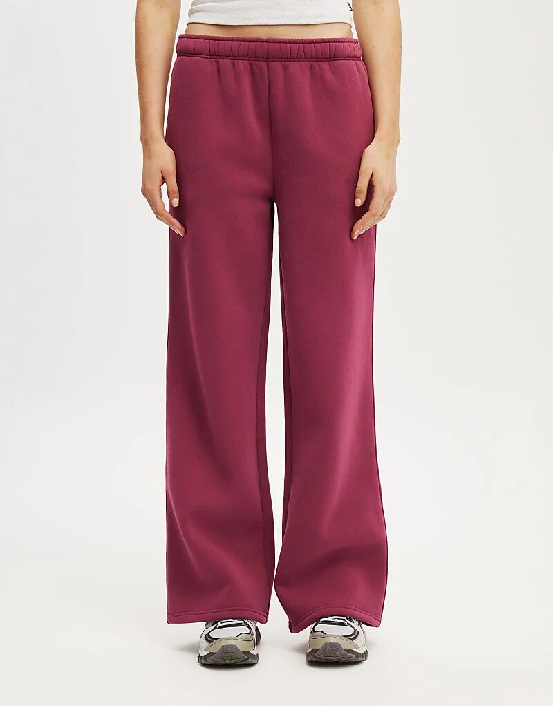 Прямые спортивные брюки Cotton:On Plush красного цвета
Прямые спортивные брюки Cotton:On Plush красного цвета