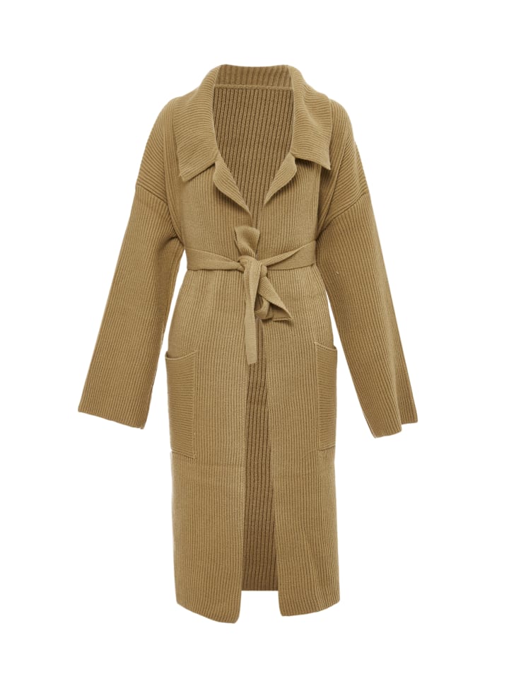 Женский кардиган темно-бежевого цвета DreiMaster Klassik
Женский кардиган темно-бежевого цвета DreiMaster Klassik