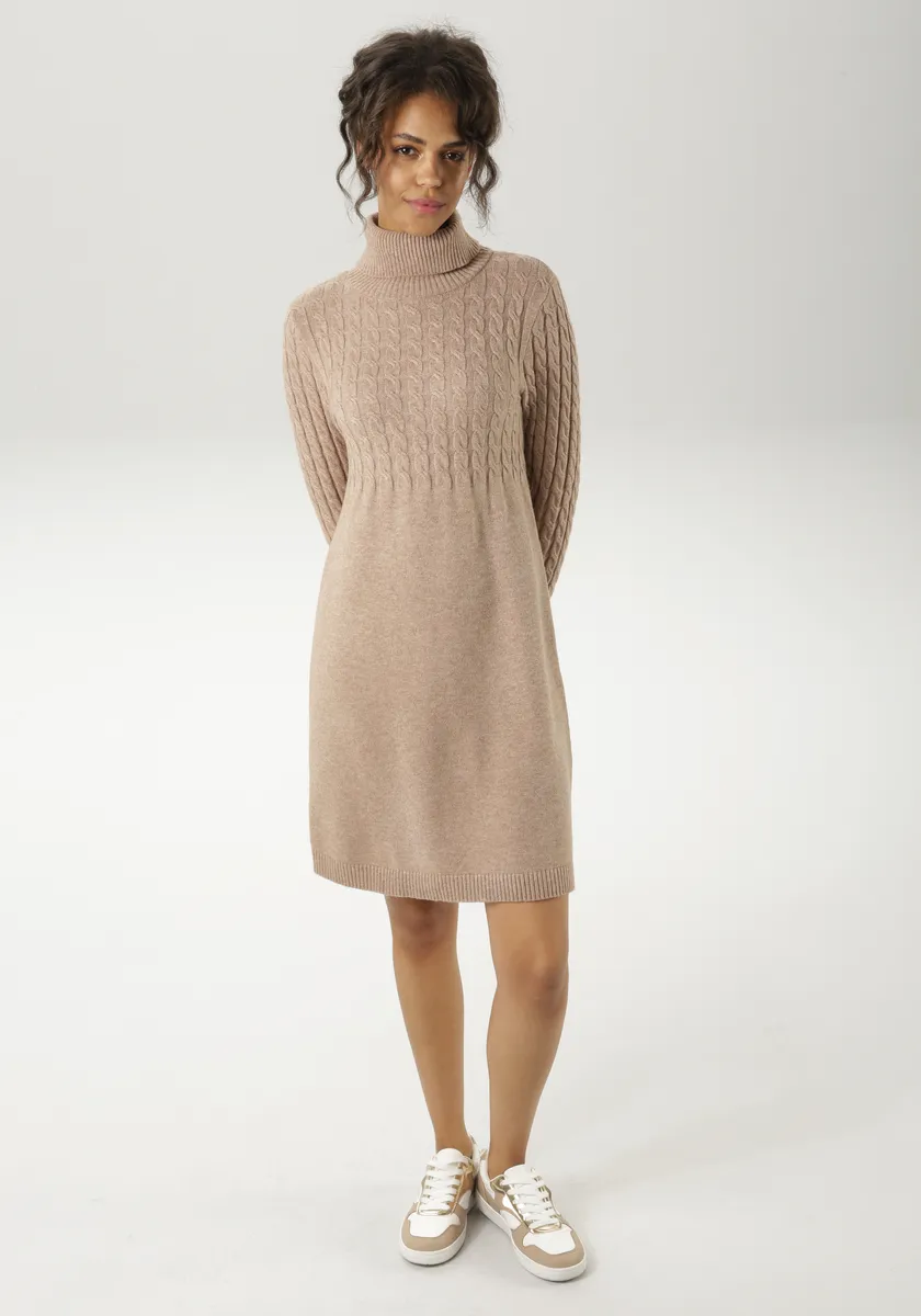 Трикотажное платье Aniston CASUAL с косами на лифе и длинными рукавами - НОВАЯ КОЛЛЕКЦИЯ, цвет Camelfarben
Трикотажное платье Aniston CASUAL с косами на лифе и длинными рукавами - НОВАЯ КОЛЛЕКЦИЯ, цвет Camelfarben