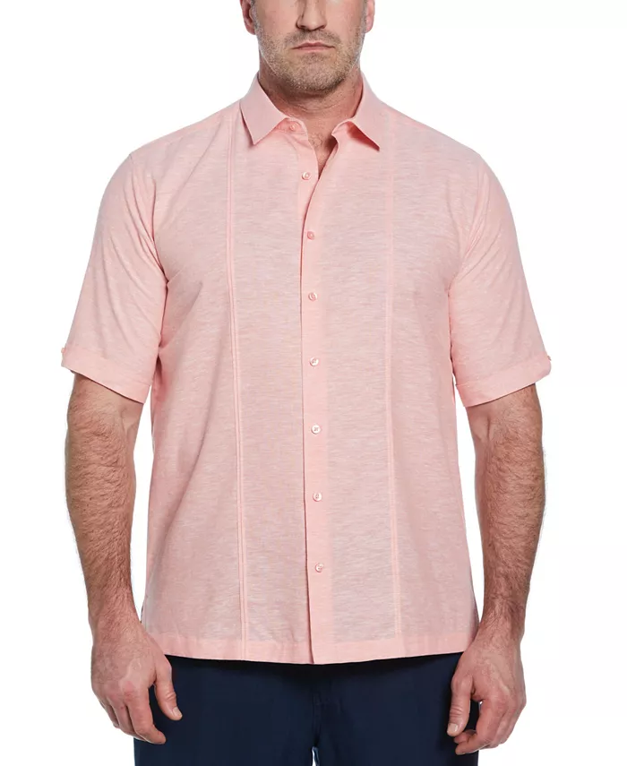Мужская рубашка с льняными вставками Big & Tall Cubavera, розовый
Мужская рубашка с льняными вставками Big & Tall Cubavera, розовый