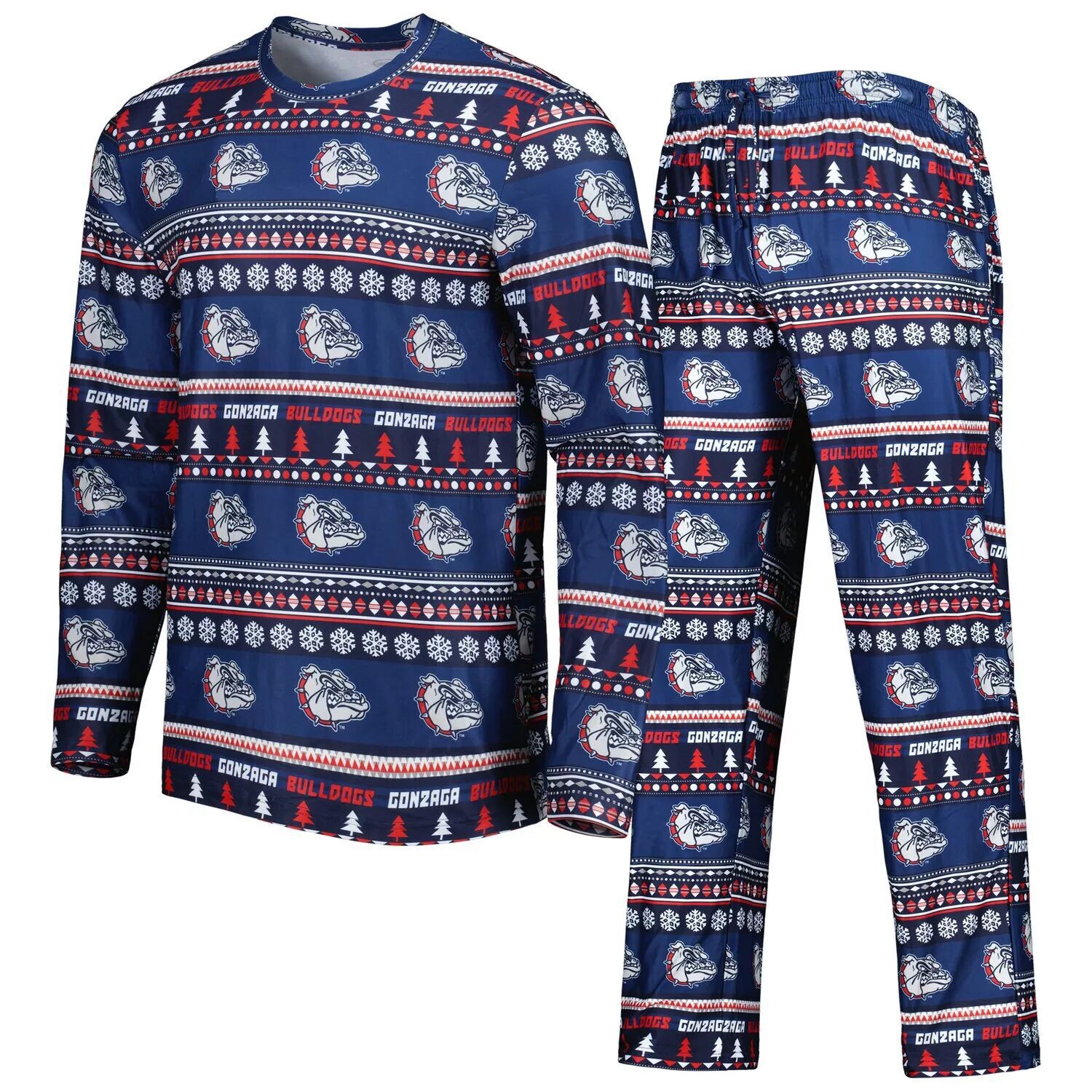 Мужской комплект для сна с футболкой и брюками с длинными рукавами и брюками Concepts Sport Navy Gonzaga Bulldogs
Мужской комплект для сна с футболкой и брюками с длинными рукавами и брюками Concepts Sport Navy Gonzaga Bulldogs