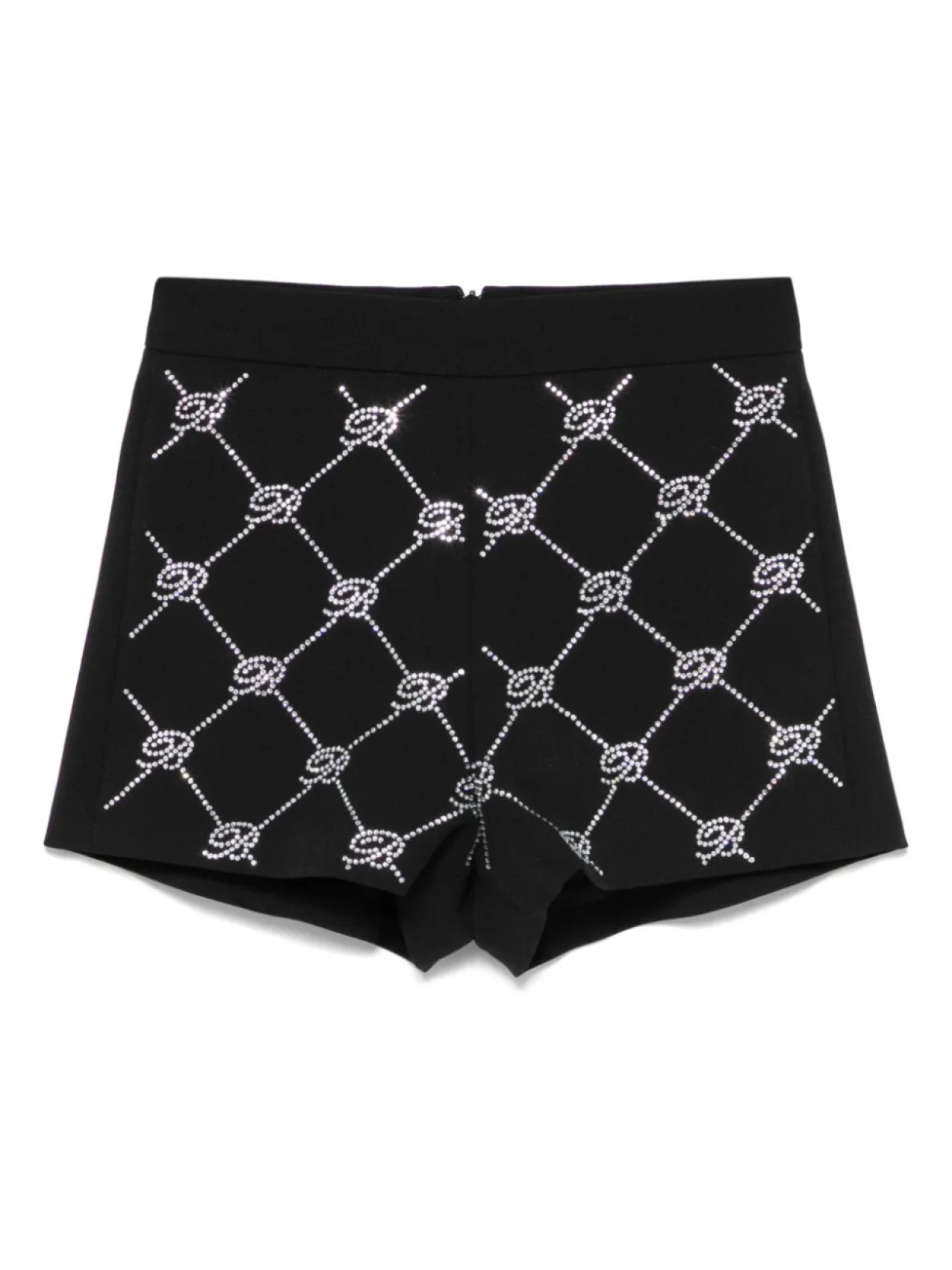 Шорты Miss Blumarine с логотипом из стразов, черный
Шорты Miss Blumarine с логотипом из стразов, черный