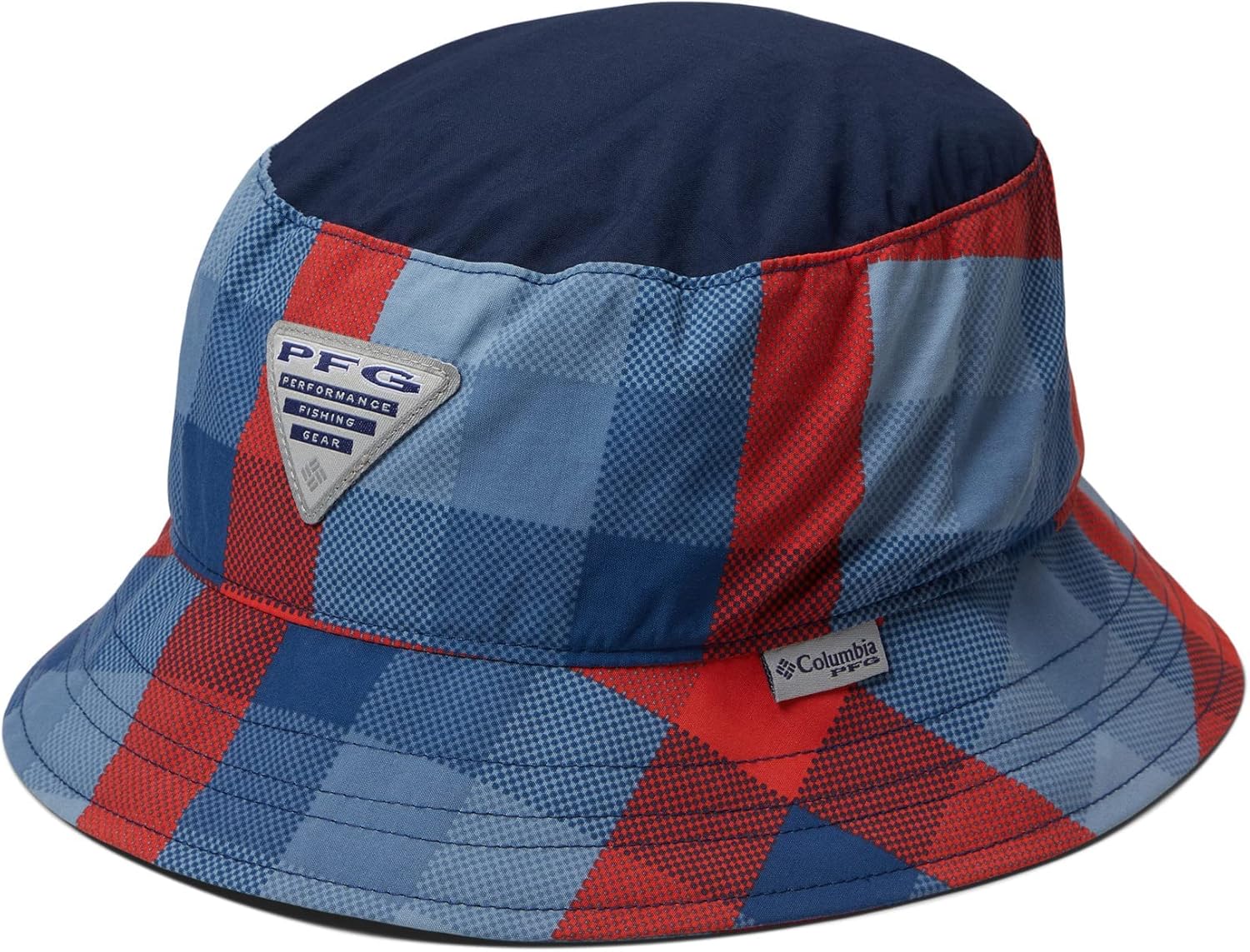 Columbia Girls PFG Bucket Hat, Carbon Mid Gingham/Agate Blue
Columbia Girls PFG Bucket Hat, Carbon Mid Gingham/Agate Blue
