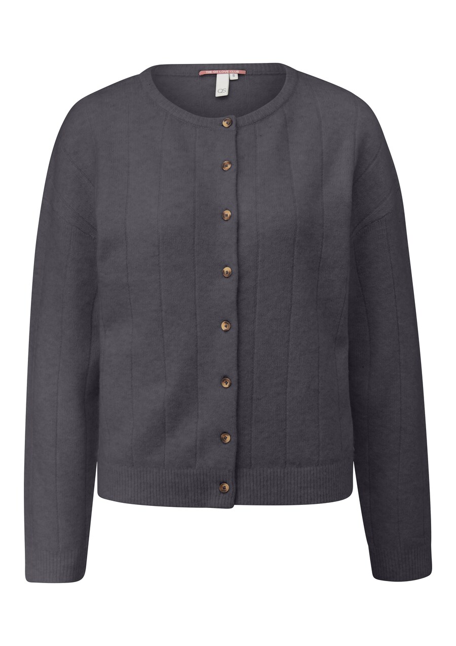 Вязаный кардиган QS, темно-серый
Вязаный кардиган QS, темно-серый