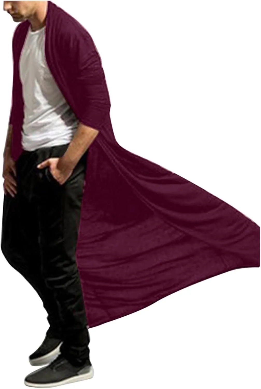 Мужской кардиган с длинным воротником-шалью и карманами
Мужской кардиган с длинным воротником-шалью и карманами