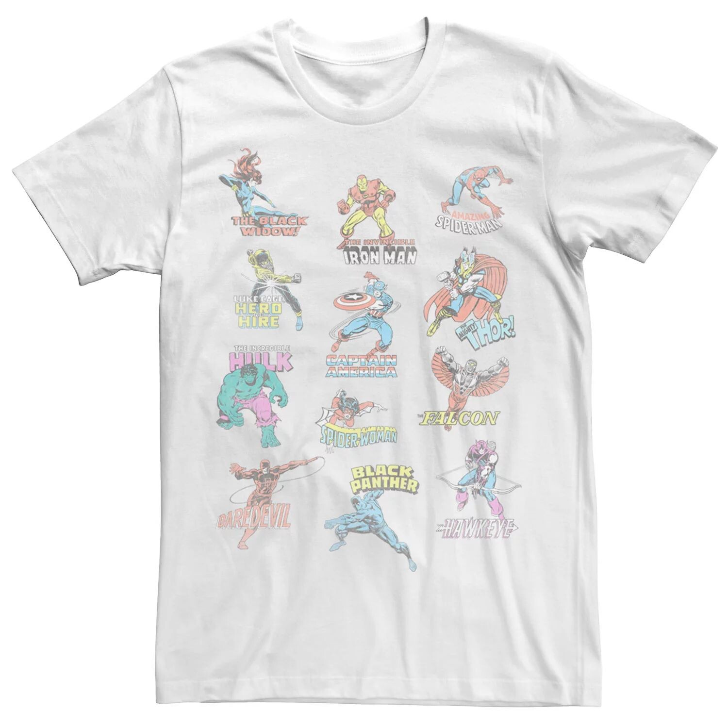 Мужская футболка с логотипом команды Marvel Avengers Licensed Character, белый
Мужская футболка с логотипом команды Marvel Avengers Licensed Character, белый