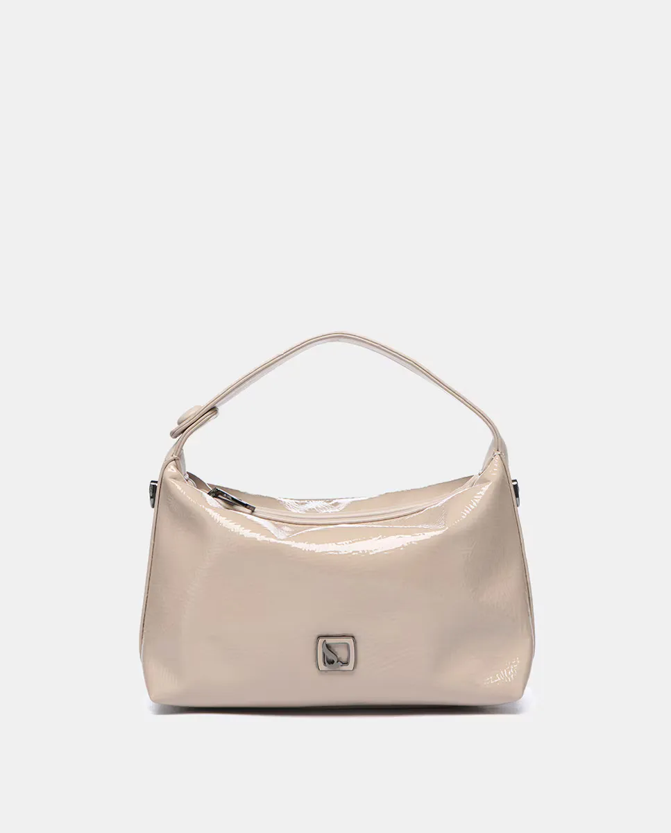 Маленькая бежевая лакированная сумочка Abbacino, Бежевый, Маленькая бежевая лакированная сумочка Abbacino 
Маленькая бежевая лакированная сумочка Abbacino, Бежевый, Маленькая бежевая лакированная сумочка Abbacino