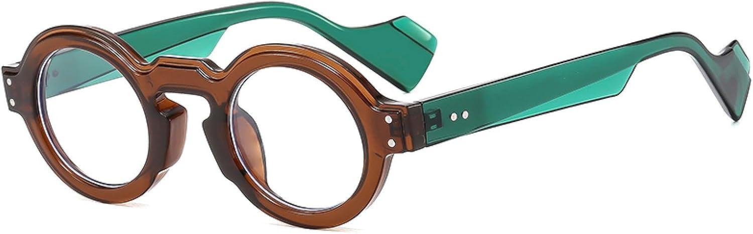 Ретро круглые солнцезащитные очки унисекс для женщин и мужчин в стиле панк, двухцветные, с защитой от УФ-излучения UV400, заклепками, прозрачными линзами, модные солнцезащитные очки WNCKSQ, C8
Ретро круглые солнцезащитные очки унисекс для женщин и мужчин в стиле панк, двухцветные, с защитой от УФ-излучения UV400, заклепками, прозрачными линзами, модные солнцезащитные очки WNCKSQ, C8