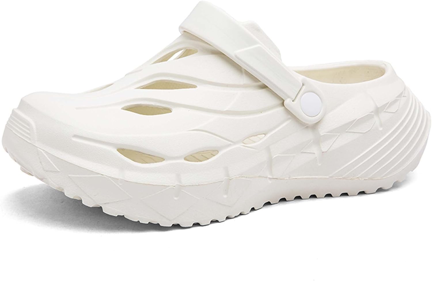 Удобные домашние тапочки с толстой подошвой и мягким носком, сандалии для улицы, обувь из перфорированного ЭВА Generic, белый
Удобные домашние тапочки с толстой подошвой и мягким носком, сандалии для улицы, обувь из перфорированного ЭВА Generic, белый