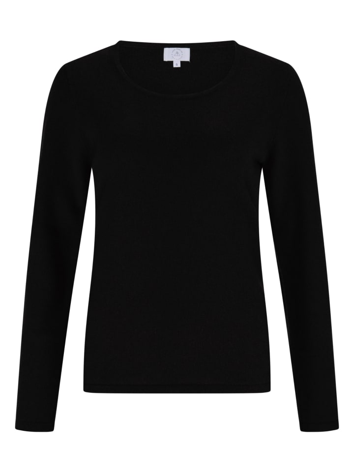 Свитер с круглым вырезом черного цвета CASH-MERE.CH
Свитер с круглым вырезом черного цвета CASH-MERE.CH