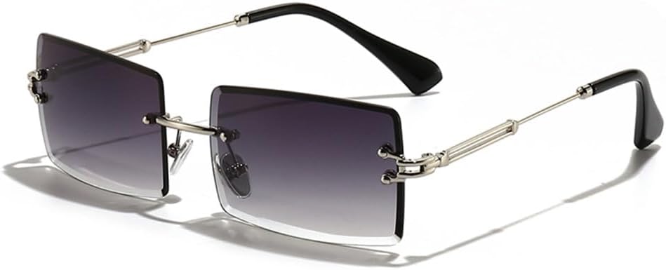 Модные маленькие прямоугольные солнцезащитные очки для женщин и мужчин, без оправы, для велоспорта, в стиле ретро, защита от УФ-излучения UV400 MTZJH, C7 Silver Gray
Модные маленькие прямоугольные солнцезащитные очки для женщин и мужчин, без оправы, для велоспорта, в стиле ретро, защита от УФ-излучения UV400 MTZJH, C7 Silver Gray