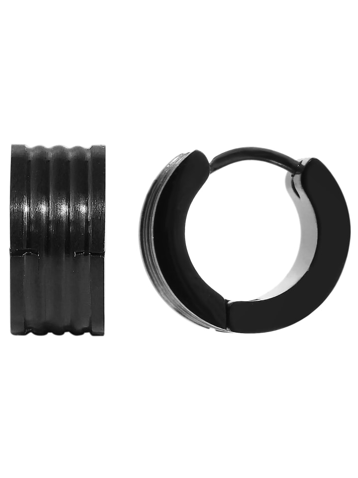 Adeliás Серьги унисекс - серьги-кольца на шарнирах из нержавеющей стали черного цвета
Adeliás Серьги унисекс - серьги-кольца на шарнирах из нержавеющей стали черного цвета