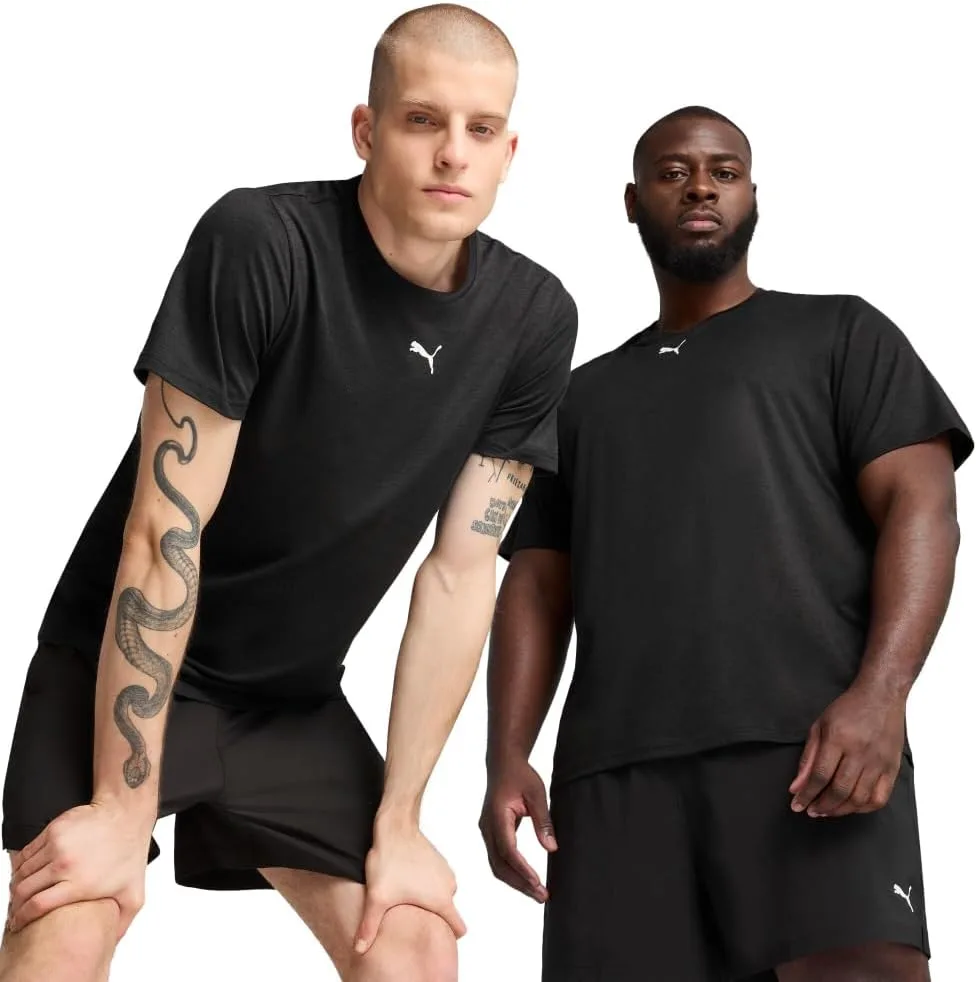 PUMA мужская футболка с коротким рукавом Train All Day Essentials Heather Cat, черная
PUMA мужская футболка с коротким рукавом Train All Day Essentials Heather Cat, черная