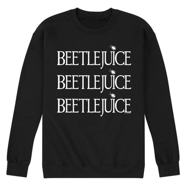 Мужской флисовый свитшот в стиле "Битлджус" с многослойным дизайном Licensed Character, черный
Мужской флисовый свитшот в стиле "Битлджус" с многослойным дизайном Licensed Character, черный